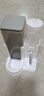 湯琪倉鼠飲水器自動(dòng)喂食器套裝大容量水壺防打翻金絲熊喝水器倉鼠用品 白色喂食器喂水器 曬單實(shí)拍圖