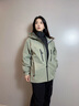 鴨鴨（YAYA）冰殼系列沖鋒衣羽絨服男女同款2025新款戶(hù)外防風(fēng)防水保暖外套 波影藍色 L (175) 曬單實(shí)拍圖
