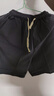 貓霓冰絲短褲男士夏季薄款潮牌寬松直筒外穿速干沙灘運(yùn)動(dòng)休閑五分中褲 黑色+深灰【搶手兩條裝】 3XL 【建議體重150-165斤左右】 曬單實(shí)拍圖