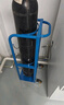 好嘉居氧氣瓶固定架40L鋼瓶防倒架氧氣瓶手推車(chē)氮氣罐氬氣存放架 單瓶支架-帶輪 曬單實(shí)拍圖