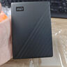 西部數(shù)據(jù)（WD）2TB 移動(dòng)硬盤 USB3.0 My Passport隨行版2.5英寸 黑 機(jī)械硬盤 筆記本電腦外接 大容量加密存儲(chǔ) 曬單實(shí)拍圖