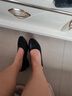 廚王職業(yè)女鞋單鞋增高不累腳舒適平底防油防滑鞋工作鞋春秋 黑色升級款（顯腳瘦 特防滑） 35 曬單實(shí)拍圖