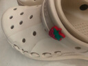 卡駱馳crocs貝雅云彩女士洞洞鞋戶外休閑鞋|208186 冬日白-11S(含智必星) 38 (240mm) 曬單實拍圖
