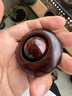 小葉紫檀健身球手球?qū)嵞景茨Ρ＝∏蚴洲D(zhuǎn)球手把件中老年人文玩送禮 福如東海手球一對(duì)【禮盒裝】 曬單實(shí)拍圖