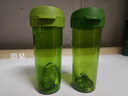 特百惠（Tupperware）茶韻500ML塑料杯男女士學生夏季運動水杯子便攜七夕送禮 羅勒綠 曬單實拍圖