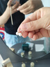 大溪地淡水珍珠耳環(huán) 18K金8-9mm珍珠耳釘耳墜耳飾送老婆送女友生日禮物 曬單實(shí)拍圖