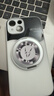 斯美 適用iPhone15手機(jī)殼蘋果15promax液態(tài)玻璃保護(hù)套plus新款全包防摔360磁吸一體支架創(chuàng)意閃電潮牌 蘋果15【珍珠白】閃電金屬F250 金屬漆玻璃殼+360磁吸支架F250 曬單實(shí)拍圖