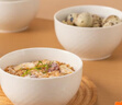 京東京造 湯碗 飯面碗陶瓷蒸雞蛋羹沙拉家用 奶油華夫 大碗5.5英寸*6 曬單實(shí)拍圖
