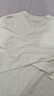 布先生明星同款長(cháng)袖T恤男士小白T內搭 長(cháng)袖標準T-圓領(lǐng)-白色 M(170) 曬單實(shí)拍圖
