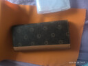 金利來(lái)女包秋季新款女士錢(qián)包長(cháng)款銀包復古印花手拿包零錢(qián)包女 棕啡 曬單實(shí)拍圖