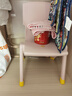 好爾塑料凳子加厚板凳可疊摞靠背椅寶寶餐椅塑料椅子家用小凳子粉26cm 曬單實(shí)拍圖