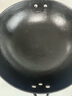 中福鐵鍋龜紋生鐵鑄鐵鍋炒鍋家用炒菜鍋無(wú)涂層已開(kāi)鍋老式古法陸川鐵鍋 圓底+有副耳 32cm 不帶蓋 曬單實(shí)拍圖