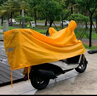 仟居佳 電動(dòng)車(chē)防雨罩車(chē)罩全罩套電瓶車(chē)擋雪遮雨踏板摩托車(chē)防曬防水車(chē)罩 經(jīng)典黃-M碼+收納袋 曬單實(shí)拍圖