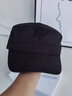 蒙口比鄰春秋后封口平頂帽子男士新款戶(hù)外休閑加大碼鴨舌帽中老年全封閉帽 黑色 XL （58-59cm） 曬單實(shí)拍圖