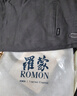 羅蒙（ROMON）純棉褲子男秋冬季商務(wù)西褲工作通勤直筒休閑褲高端西裝男褲 藍 33 曬單實(shí)拍圖
