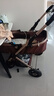 ANGI BABY嬰兒推車(chē)可坐可躺嬰兒車(chē)輕便折疊新生兒減震高景觀(guān)雙向兒童手推車(chē) 頂配香檳金【一鍵收車(chē)+PU橡膠輪] 曬單實(shí)拍圖