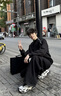 ZLZP老爹鞋男女款異瞳貓眼鞋子男2025秋季新款厚底增高透氣休閑運動(dòng)鞋 黑白熊貓 【專(zhuān)柜旗艦】異瞳 42 曬單實(shí)拍圖
