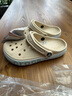 crocs卡駱馳貝雅卡駱班洞洞鞋|205089 冬日白/彩色-1LI 36/37(220mm) 曬單實拍圖