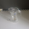 樂美雅玻璃水壺冷水壺大口徑飲料茶壺冰箱家用大容量鴨嘴壺1.3L涼水壺 曬單實拍圖