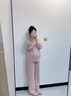 苒琦媽咪孕婦裝春裝套裝2025新款韓版洋氣連帽衛(wèi)衣寬松慵懶休閑長(zhǎng)褲兩件套 粉色 L 曬單實(shí)拍圖