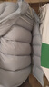 駱駝（CAMEL）戶(hù)外防潑水羽絨服男女90%絨子連帽外套 735CR0L7014 湘妃藍 S 曬單實(shí)拍圖