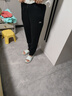 李寧（LI-NING）直筒休閑運(yùn)動(dòng)衛(wèi)褲女子健身訓(xùn)練舒適休閑百搭長(zhǎng)褲子女 曬單實(shí)拍圖