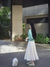 斤慕薄荷綠針織開(kāi)衫女早秋寬松外搭鏤空毛衣罩衫披肩外套度假旅游穿搭 均碼(建議80-140斤) 曬單實(shí)拍圖