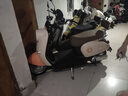 歐派電動(dòng)車電瓶車電動(dòng)摩托車長續(xù)航電動(dòng)摩托車踏板電瓶車外賣兩輪 60v20ah+2-大電池-米杏白 曬單實(shí)拍圖