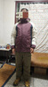 卡賓三防90鴨絨羽絨服24秋冬可拆卸帽保暖山系 酒紅色74 52  曬單實(shí)拍圖