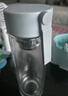 米家玻璃杯 雙層帶茶隔水杯 耐高溫泡茶杯  加厚透明杯子400mL 珍珠白 曬單實(shí)拍圖