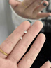 Lnieer許我耀眼趙露思同款999足銀養耳洞鉆石耳釘女2025新款小耳環(huán)耳飾 【1對】2mm鋯石養耳釘【999足銀】 曬單實(shí)拍圖
