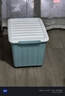 SPACEXPERT塑料收納箱特大號儲物箱學(xué)生書(shū)箱兒童玩具整理搬家打包周轉箱 藍色 【實(shí)測盛水容積60L】單只裝 曬單實(shí)拍圖