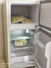 長(cháng)城（GREAT WALL FRIDGE）復古冰箱家用迷你小冰箱小型冷凍冷藏保鮮宿舍出租房辦公室節能省電雙開(kāi)門(mén)電冰箱 月光白108L【一級能效 全國聯(lián)?！?曬單實(shí)拍圖