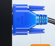 畢亞茲 高清VGA線 10米 vga電腦電視連接線 3+6 純銅電腦顯示器線 電腦電視投影儀線 視頻線延長(zhǎng)線 曬單實(shí)拍圖