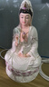 戴玉堂 陶瓷坐古蓮南海觀(guān)音菩薩佛像擺件觀(guān)世音居家客廳辦公室家用供奉 14吋坐蓮觀(guān)音 描金彩 D24-113B 曬單實(shí)拍圖