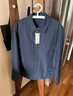 優(yōu)衣庫男裝女裝襯衫式拉鏈茄克/外套休閑格子夾克25新款484882 68 深藍色 S /165/84A 曬單實(shí)拍圖