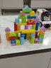 Hape【歐盟品質】木質積木大顆粒防吞咽數(shù)字啟蒙益智玩具兒童禮物 80粒桶裝字母數(shù)字積木 高密度山毛櫸 1-3Y 曬單實拍圖