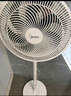 美的（Midea）電風(fēng)扇 家用七葉立式落地扇宿舍臥室輕音節(jié)能搖頭桌面小風(fēng)扇大風(fēng)力空氣循環(huán)風(fēng)扇 SAF30AC  曬單實(shí)拍圖