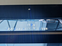 森森（SUNSUN）大型魚(yú)缸底過(guò)濾水族箱客廳家用落地玻璃生態(tài)金魚(yú)缸 【實(shí)時(shí)溫顯+燈控】經(jīng)典黑 0.6米長(cháng)35cm寬 曬單實(shí)拍圖