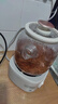 美的（Midea）花漾0膠水全玻璃全自動(dòng)養生壺 多功能煮茶壺 母嬰燒水壺恒溫電熱水壺煮茶器花茶壺1.2L YS12B102 曬單實(shí)拍圖