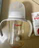 自然離乳PPSU重力球吸管奶瓶 雙把手240mL6月+(附帶6月+12月奶嘴) 曬單實(shí)拍圖