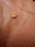 賽菲爾黃金小金豆足金999.9投資金攢金收藏存錢(qián) 單顆 約1.0克 曬單實(shí)拍圖