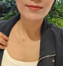 伊燦四葉草彩色鋯石項(xiàng)鏈女2025新款爆款鎖骨鏈輕奢小眾高級(jí)感頸鏈配飾 四葉草彩色鋯石項(xiàng)鏈 曬單實(shí)拍圖