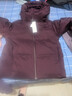 優(yōu)衣庫女裝無縫羽絨連帽外套/外套夾克25秋冬新款478577 18 暗紅色 L /160/88A 曬單實拍圖