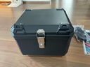 TDGO摩托車(chē)后備箱通用加厚大號防抖電動(dòng)車(chē)尾箱電瓶車(chē)踏板車(chē)儲物工具箱 黑箱飛馳版+減震底座內襯靠背57L 曬單實(shí)拍圖