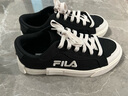 FILA斐樂(lè )童鞋兒童休閑鞋2025年夏季低幫帆布鞋男女中大童板鞋 曬單實(shí)拍圖