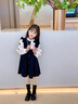 G.DUCKKIDS小黃鴨童裝女童連衣裙秋裝2025新款洋氣兒童裙子春秋季寶寶兩件套 圖片色 110 建議4~5歲【100-110cm】cm 曬單實(shí)拍圖