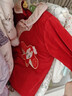 巴拉巴拉新生嬰兒衣服寶寶連體衣棉服新年季周歲禮服萌龍年春晚拜年服 新年紅-紙鳶-60611 80cm 曬單實(shí)拍圖