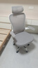 南皇（Nanhuang）電腦椅家用人體工學(xué)椅子辦公椅靠背人工力學(xué)座椅久坐學(xué)習椅子宿舍 三代白灰-3級氣桿-剎車(chē)輪-帶頭枕 不可調節 可旋轉可升降扶手 -鋁金腳+乳膠墊 曬單實(shí)拍圖
