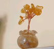 菩境水晶樹擺件聚寶盆黃水晶發(fā)財樹水晶碎石diy水晶盆栽車載擺件 曬單實拍圖